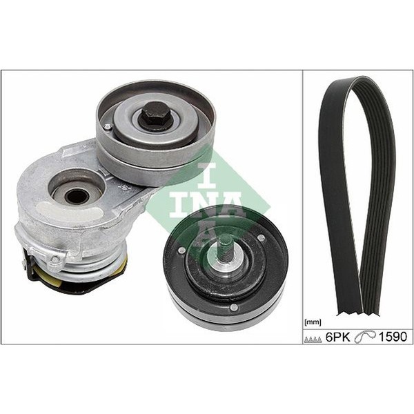 Schaeffler INA 529 0345 10 Keilrippenriemensatz-image
