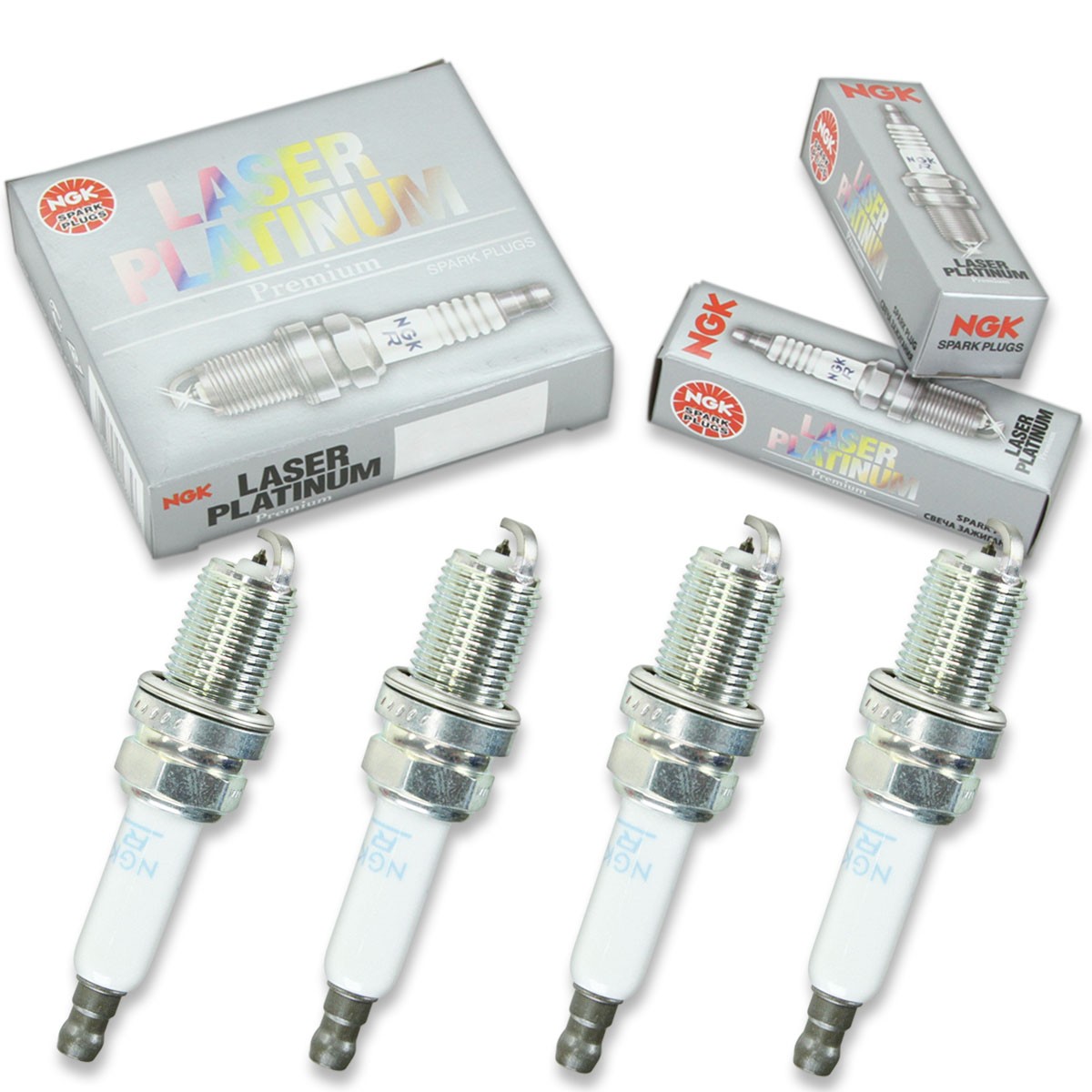 4 pc NGK 5874 PFR6U-11G Laser Platinum Spark Plugs for PK20TT IK20TT 4702 om