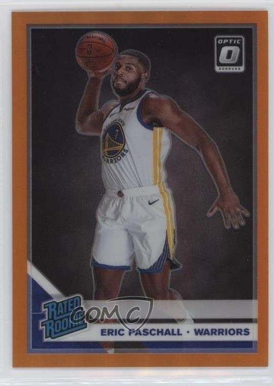 2019 Panini Donruss Optic Rated Rookie Orange Prizm /199 Eric Paschall #199 5ub