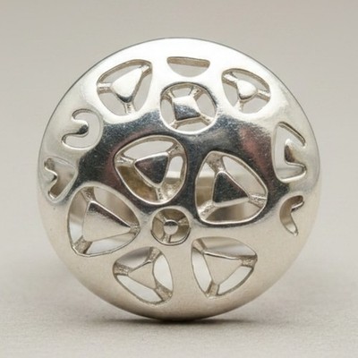 Sterling Silber Ring echt gepunzt massiv 925 Blume nickelfrei Kaiserin