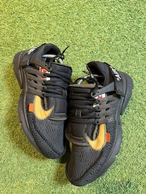 Size 8 Preowned Nike Air Presto Off-White Black AA3830-002