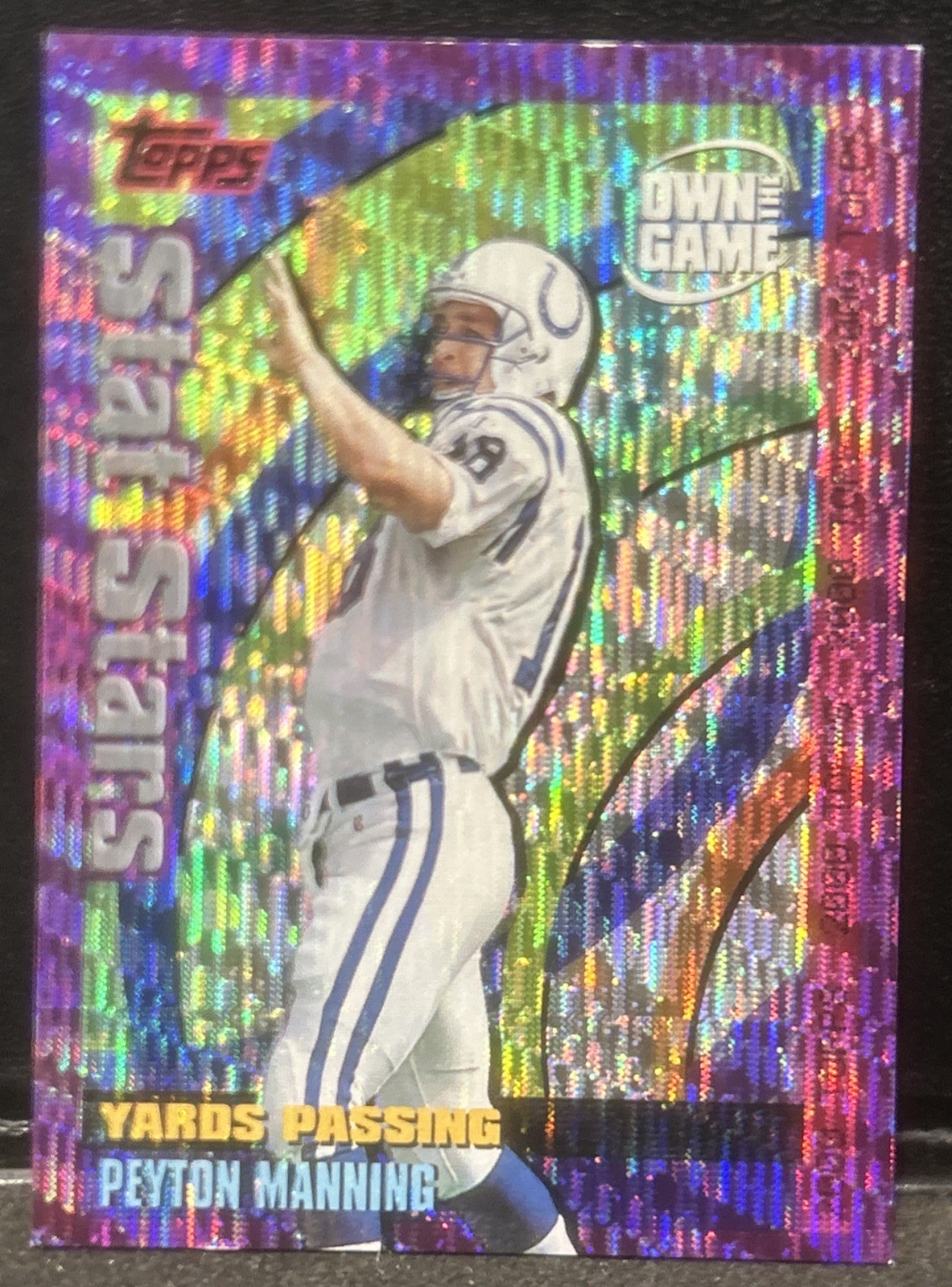 2000 Topps Chrome - Own the Game Peyton Manning #OTG3 - Colts
