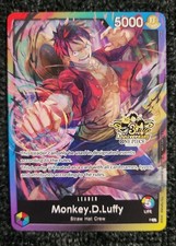 Monkey.D.Luffy Leader 3rd Anniversary Tournament 3 Brothers Pack Promo Near Mint