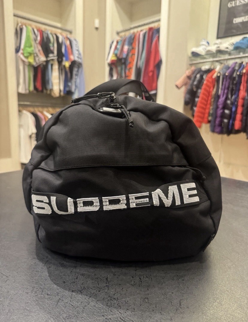 Supreme Large Duffle Bag SS18 Black Cordura Bag thumbnail 2