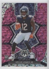 2022 Panini Mosaic Rookies No Huddle Pink Prizm 16/20 Velus Jones Jr #337 3hk