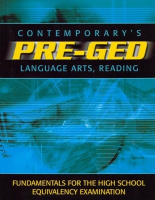 CONTEMPORARYS PRE-GED: LANGUAGE ARTS, READING By Mcgraw-hill **BRAND NEW**