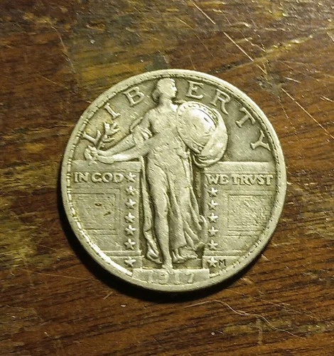 1917 Type 2 STANDING LIBERTY QUARTER