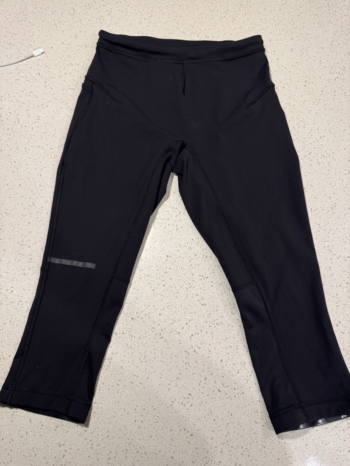 Lululemon Mens Surge Tight Black Compression Workout Pant Tights Sz S 19’ Inseam