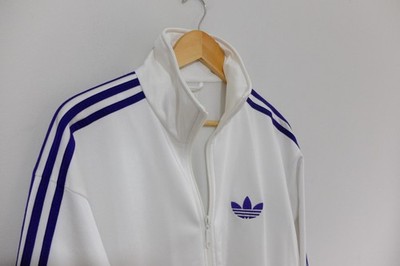 adidas Originals Trainingsjacke weiß lila Firebird TT Trefoil L 2009