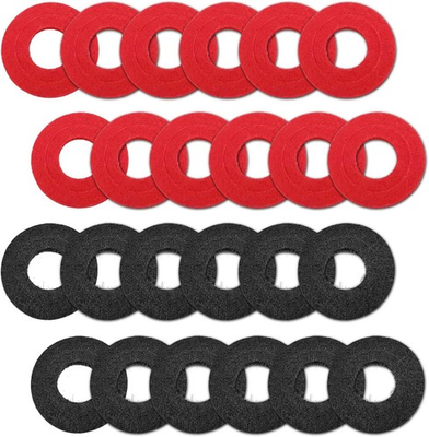 #ad 24 Pieces Anti Corrosion Washers Fiber Washer Gasket for Protecting 12 Volt Bat $12.99