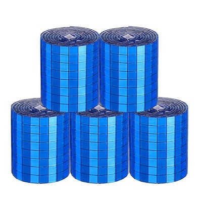 4800 Stück Glasmosaike selbstklebend 5x5 mm eckig blau für Spiegel