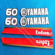 Premium dekaler Yamaha 60HK 2 Stroke Enduro Utombordare   Dekaler sticker E60HMHD