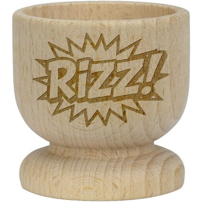 'Rizz! Word' Eierbecher aus Holz (EC00031809)
