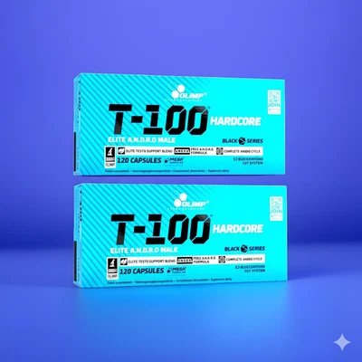 OLIMP SPORT NUTRITION (164,53€/kg)Olimp T-100 Hardcore Booster, 2x 120 Kapseln(je 163,8g Gesamt)