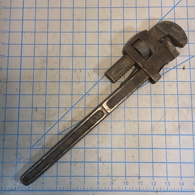 Vintage 18'' Genuine Stillson Walworth Co. Heavy Duty Pipe Monkey Wrench Used
