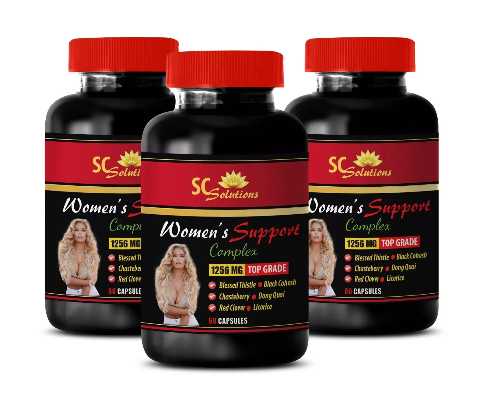 Natural Herbal Balance - WOMEN'S SUPPORT COMPLEX - Daily Vitality Complex 3Bot