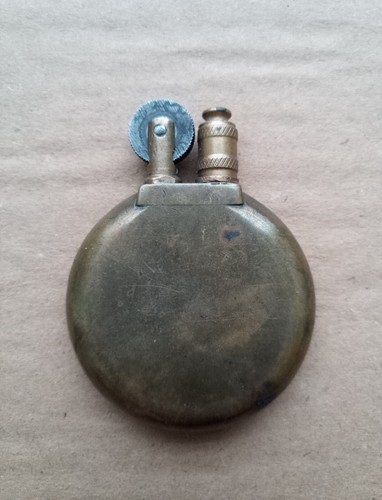 #6 Trench Art petrol Cigarette lighter Brass Benzin Zigarette Feuerzeug Messing - Bild 3 von 8
