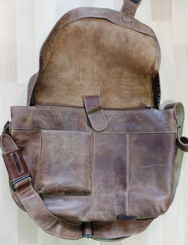 Leder Tasche Aktentasche aunts & uncles Big Judd braun - Bild 3 von 5