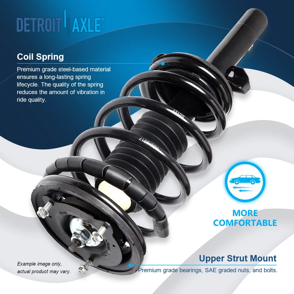 Front Struts Coil Spring Rear Shock Absorbers for 1995 - 2003 Ford Windstar - Изображение 3 из 4