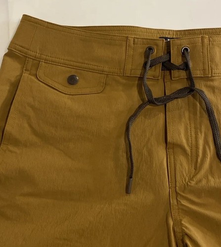 Filson Glacier Bay Trunks Burlap Tan Bronze Ochre 34 Board Shorts $95 msrp NWT - Picture 4 of 7