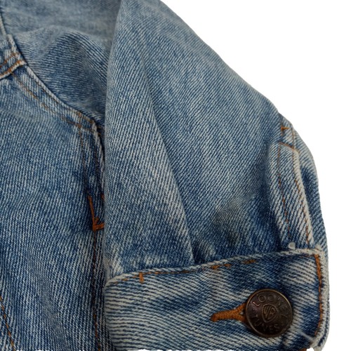 Acme Clothing Looney Tunes Tweety Bird & Sylvester Embroidered Denim Jacket, S - Picture 4 of 5