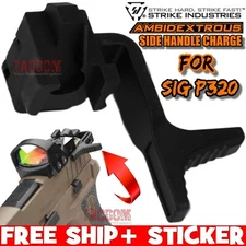 Strike Industrie Ambidextrous Side Charger Handle for S I G P320 Slide ASSIST