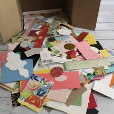 Scrapbook Cardstock Paper Die Cut Pieces Mixed Craft Lot 5 lbs