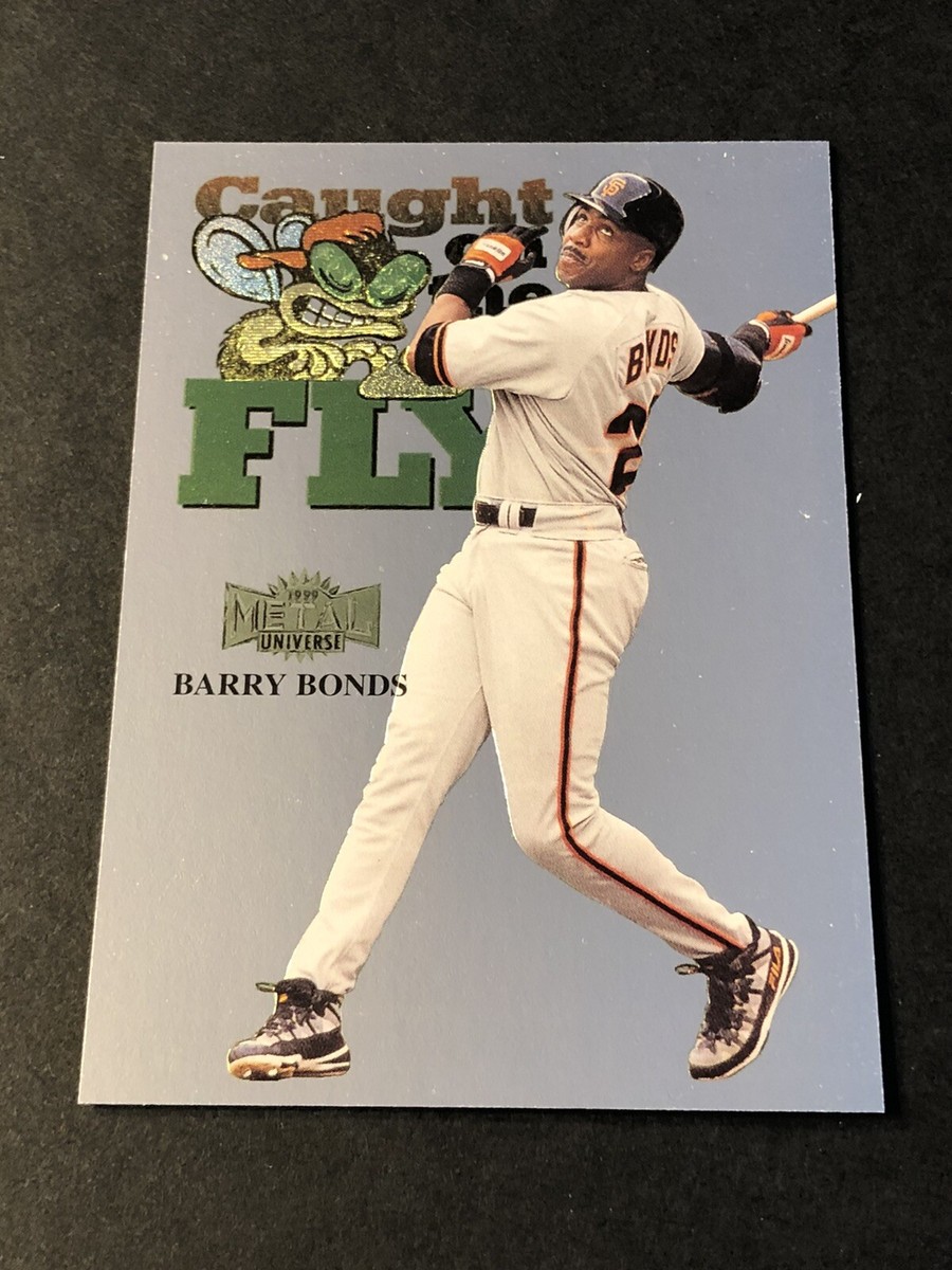 1999 Metal Universe Caught on the Fly Barry Bonds #246 San