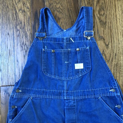 し*ん様 60's〜70's Sears Tradewear UNION MAD Vintage 70's Sears Tradewear Union Made USA Bibs Overalls Size 42