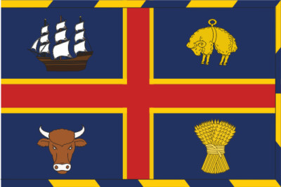 Aufkleber Adelaide City (Australien) Flagge 18 x 12 cm Autoaufkleber