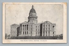 State Capitol Denver Colorado Vintage Postcard