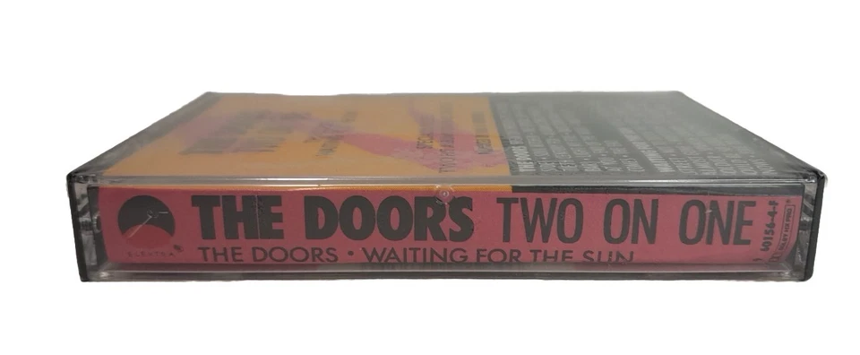 THE DOORS SELF TITLED / WAITING FOR THE SUN - 2 ON 1 DOUBLE CASSETTE TAPE - Image 3 of 4