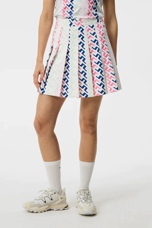 J. Lindeberg Adina Pleated Golf Print Skort Ladies GWSD08452