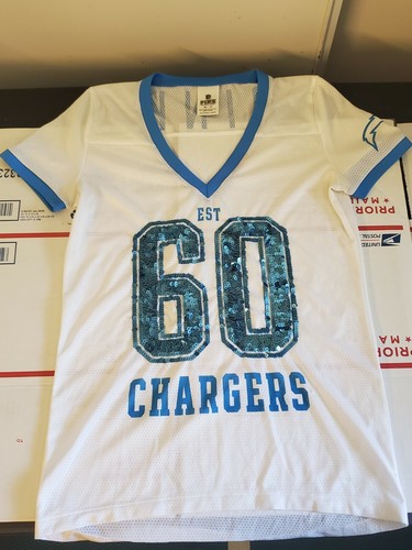 pink chargers jersey