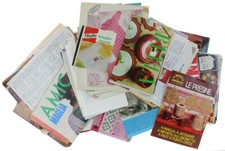 LAVORI A MAGLIA - UNCINETTO - RICAMO: GRANDE RACCOLTA DI RITAGLI DA RIVISTE E PE