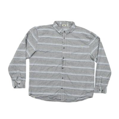VANS Multicolor Cotton Button-Up Shirt Men 2XL Long Sleeve Classic