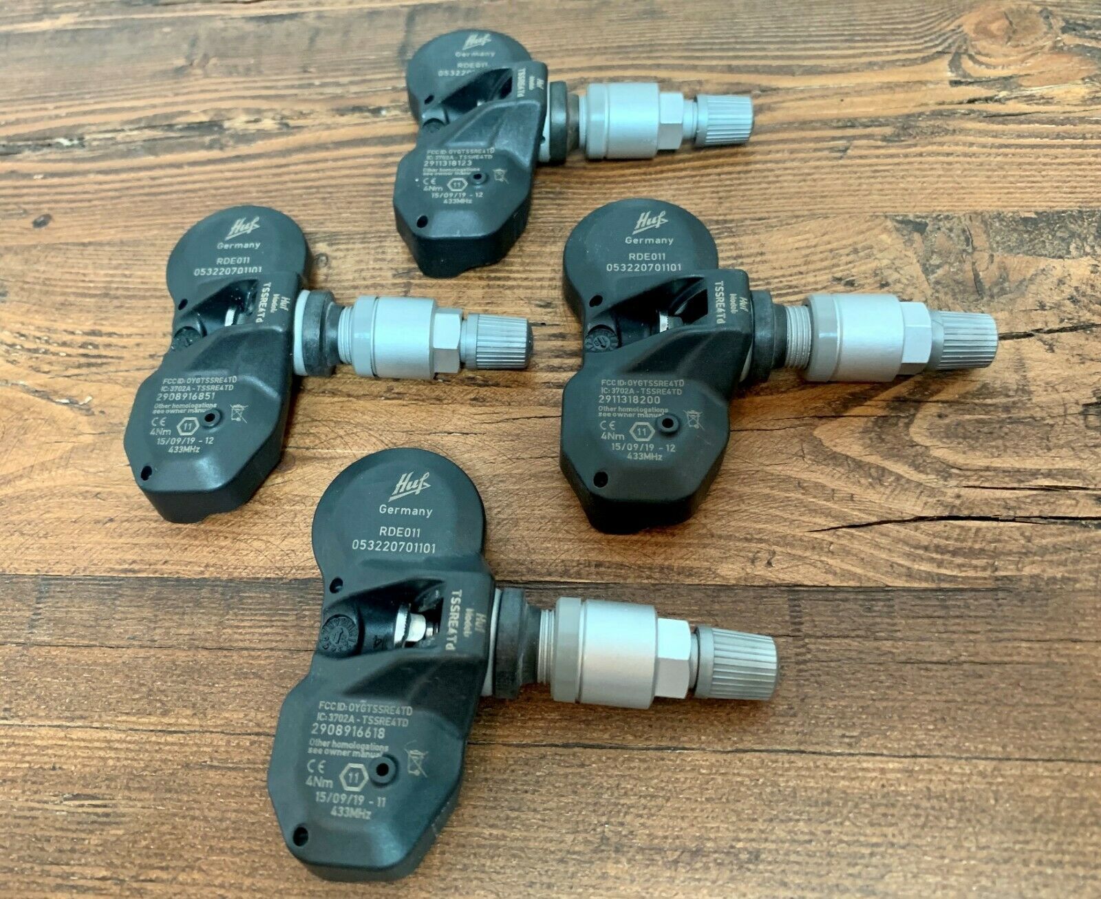 HUF TPMS Sensor SET For BMW E60 F07 F10 Tire Pressure System OEM ...