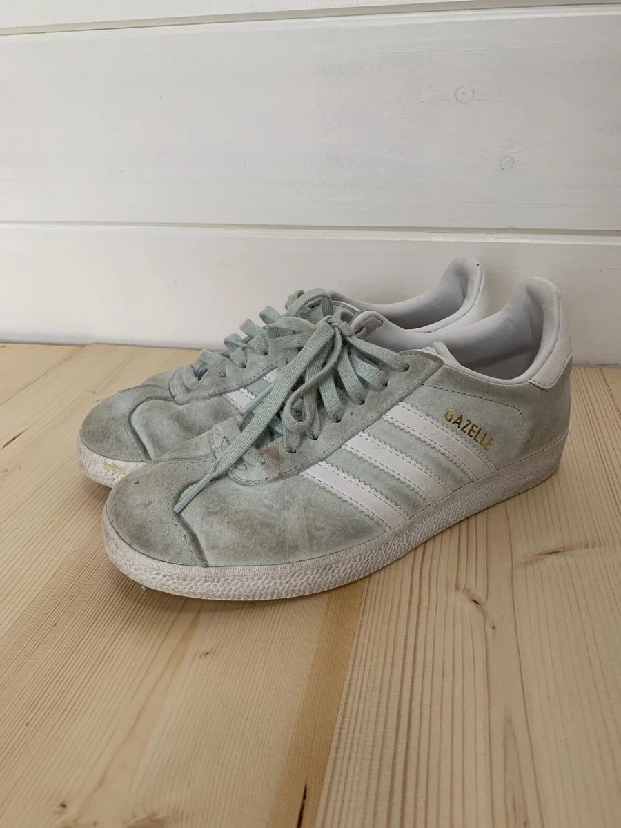 Adidas originals grey gazelle sneakers with snake effect trim hotsell