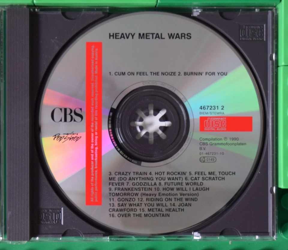 Various - Heavy Metal Wars - CBS - CD - Bild 3 von 4