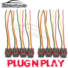 8PCS Pulse Power Bus Bar Plug Pigtail Wire Connector For Polaris Ranger Crew RZR