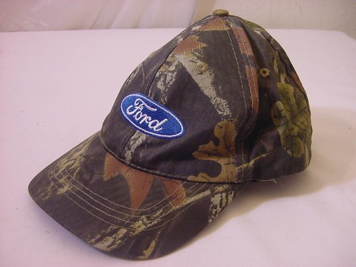 CAMO FORD HAT - ADJUSTABLE ONE SIZE 