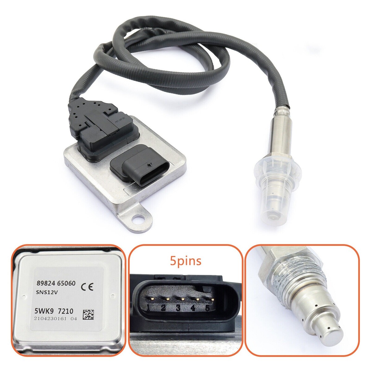 【hi】 4HK1 4JJ1 Nitrogen Oxygen NOX Sensor 5WK97210 8982465062 For