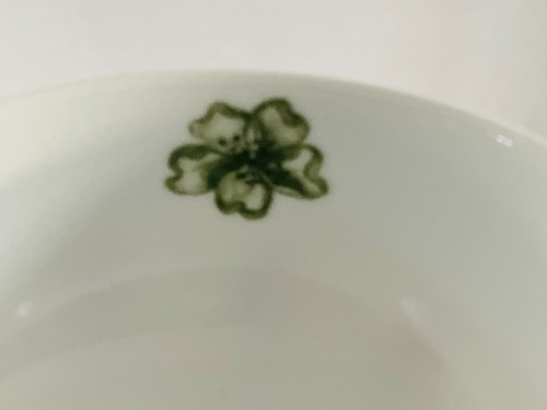 WILLIAMS SONOMA Ormonde Green Tea Cups Italian Plum- Set of 2 - Picture 2 of 6