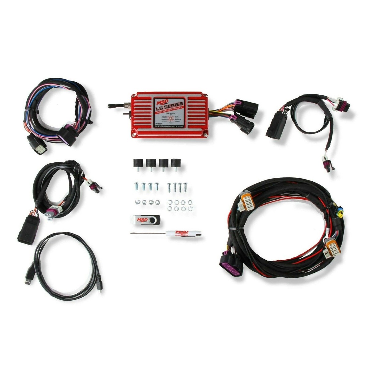 MSD 6014 LS Digital Ignition Box Carb Swap LS1 LS2 LS3 LS6 LS7 LSX