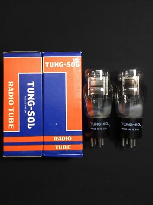 NOS PAIR TYPE 26 Coke Bottle AUDIO AMP VACUUM TUBES USA Tested S.7828