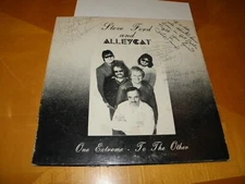 1981 Steve Ford and Alleycat LP Private Label Signed 4 Band Members GD+/VG