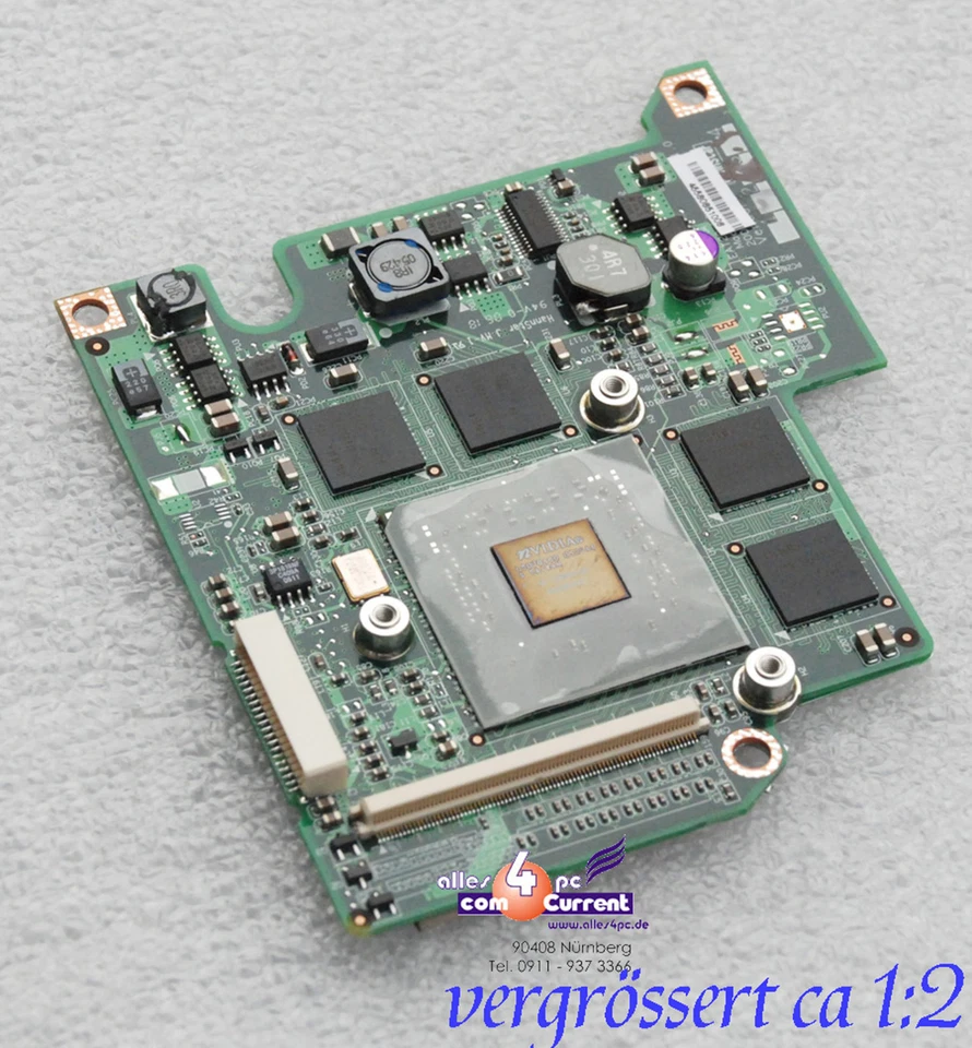 SCHEDA GRAFICA TOSHIBA NVIDIA K000022800 PER TECRA S2 NV43M 64M GF-G06600-A4 NUOVA