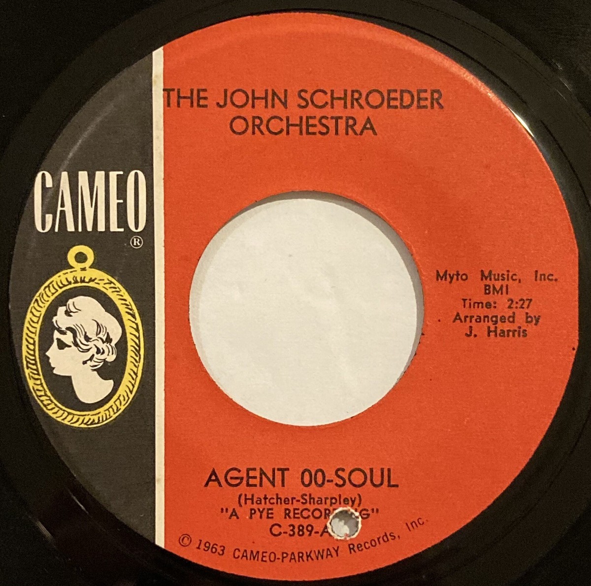 The John Schroeder Orchestra – Agent 00-Soul – Cameo - C-389