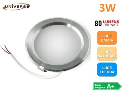 Faretto Led 9W Bordo In Vetro Rotondo Luce Fredda Naturale Calda P 94e T3c Faretto Led Con 3 Tonalita 3000k 6000k 4000ktramite S - Foto 12
