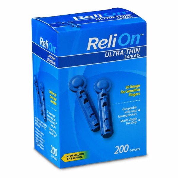 ReliOn Ultrathin Lancets 30g 200 Ct for sale online eBay